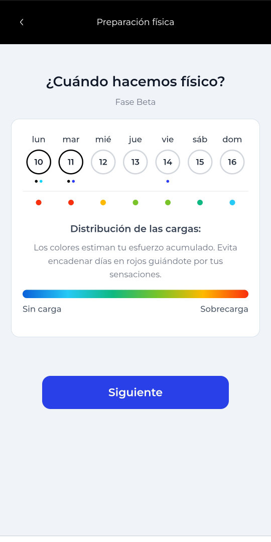 Generar rutina física en FlowMethod